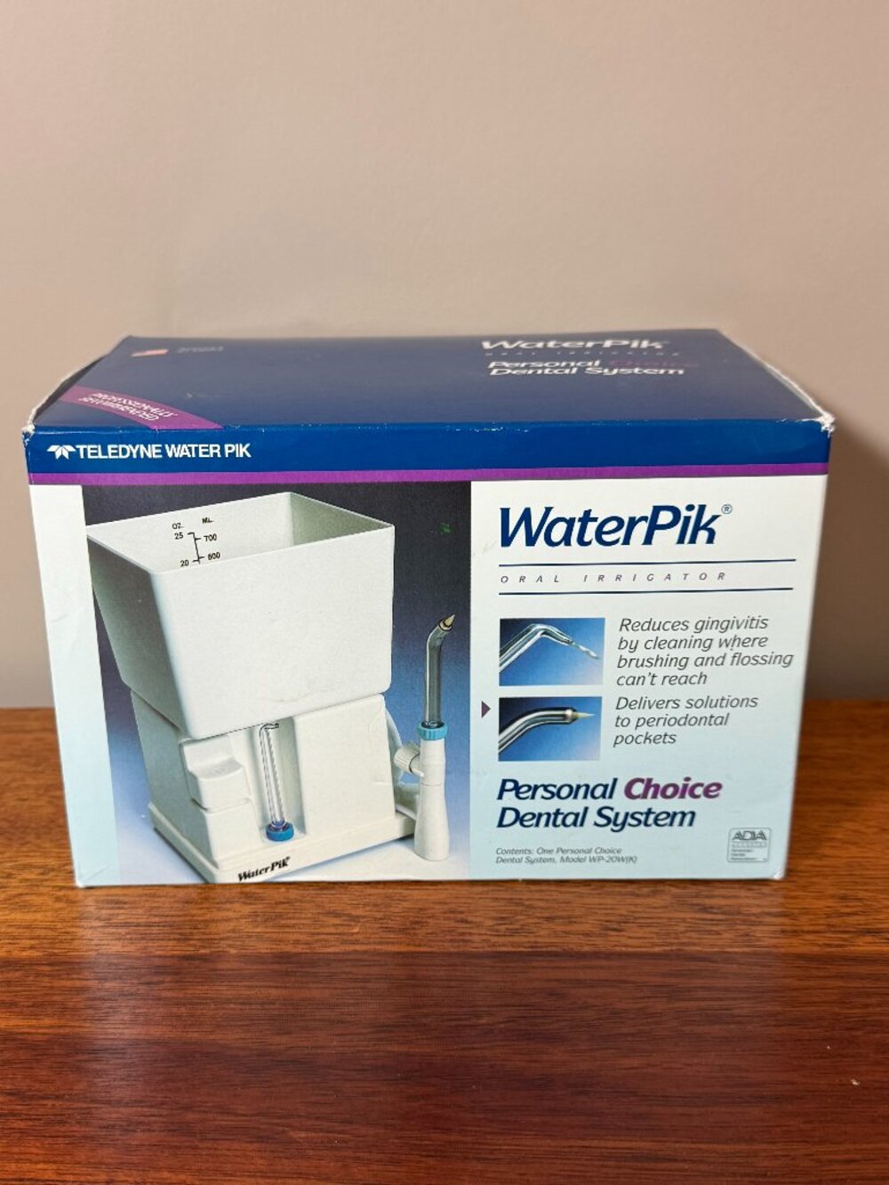 NOS Vintage Teledyne Water Pik Waterpik WP-20W  Personal Choice Dental System